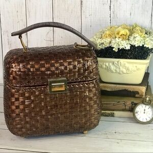 Vintage Italian Rodo Basketweave Bag